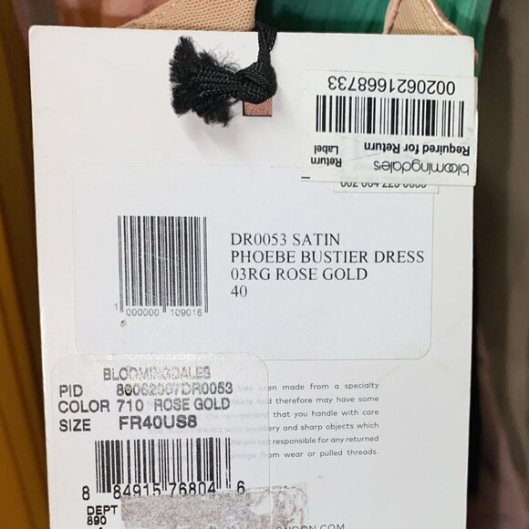 GALVAN LONDON PHOEBE BUSTIER DRESS - Picture 5 of 5